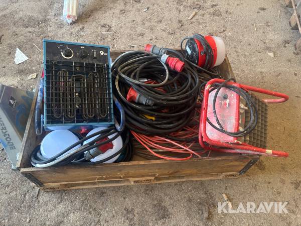 Byggström diverse utrustning