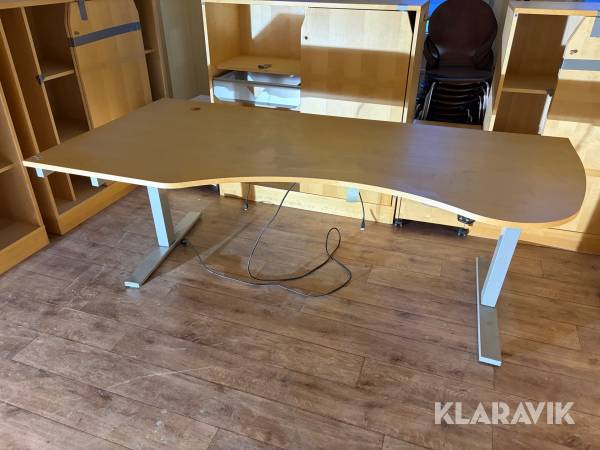 Kontorspaket Skrivbord, bokhylla och hurts