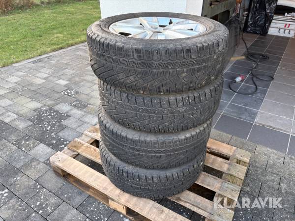 4 st vinterdäck på audifälg Gislaved Soft Frost