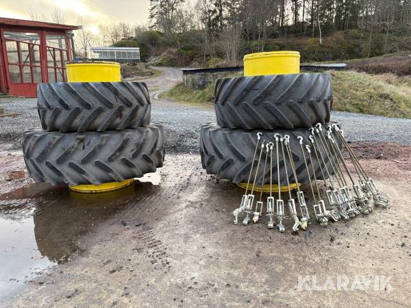 Dubbelmontage Michelin BIB 650/85R38 / 600/70R28