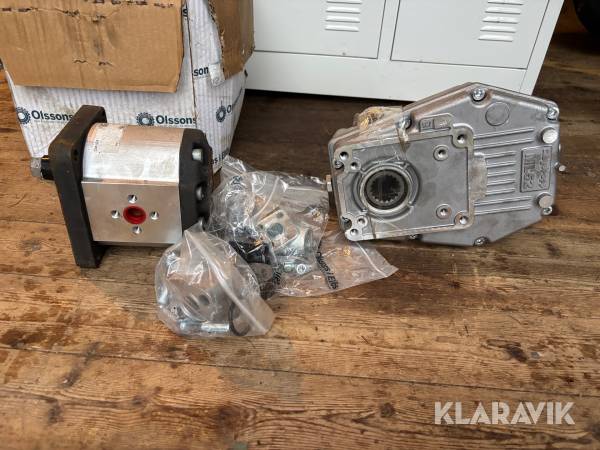 Hydraulpump med växellåda