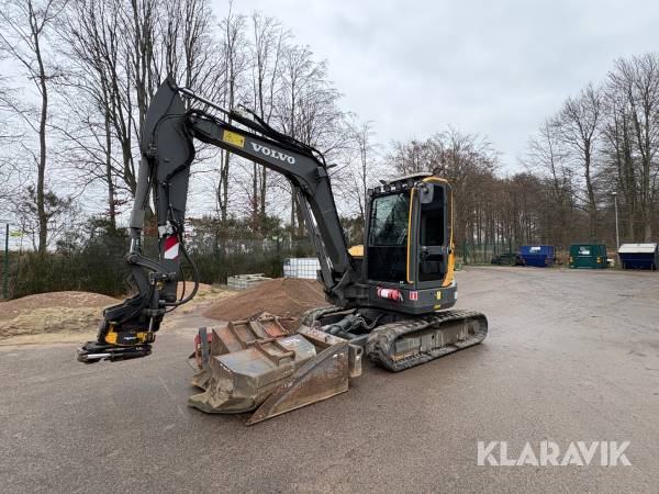Grävmaskin Volvo ECR58D Med skopor