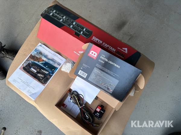 LED ramp Optibeam Super Captain Dual inkl anslutningsmateriel till Volvo XC60