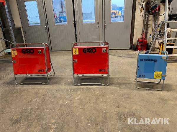 Undercentraler Garo, El-björn U63, U32