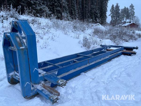 Lastväxlarram med containerfäste