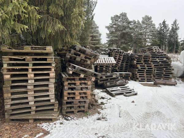 Lastpallar stort parti