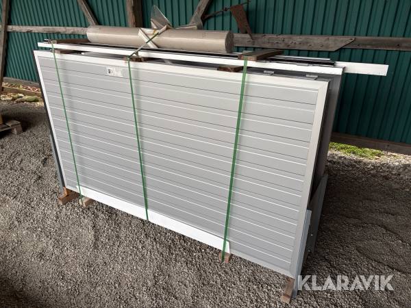 Manuell vikport Primo 2370x2085mm aluminium