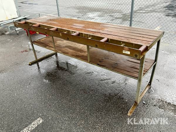 Armeringsbänk Bendof inklusive rullar