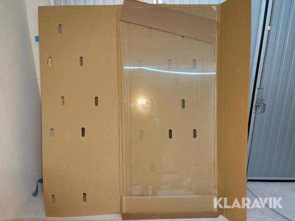 Glasvägg Svedbergs Kristallglas dörr 90