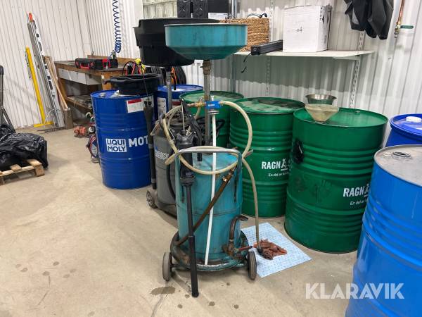 Oljeuppsamlare Pressol med kempump och fatpump