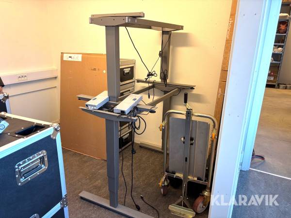 Höj och sänkbara skrivbord 2st EFG bordskivor i kartong