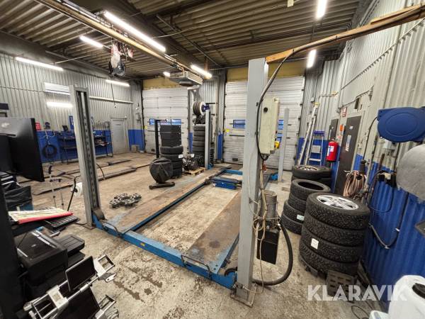 Fyrpelarlyft Rav 4351 med hjulinställning