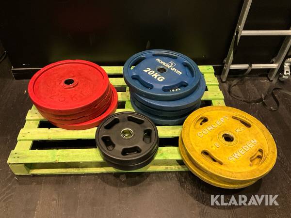 Viktplattor 8 par
