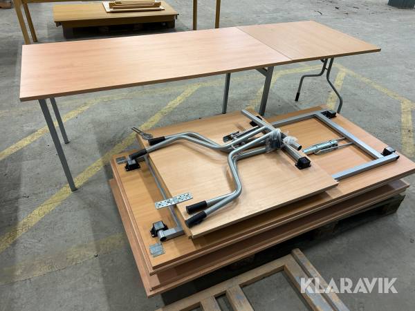 Skrivbord 5 st med 3 iläggsskivor
