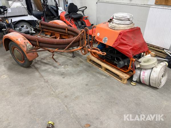 Motorspruta med vagn Albin A-900VW 1200