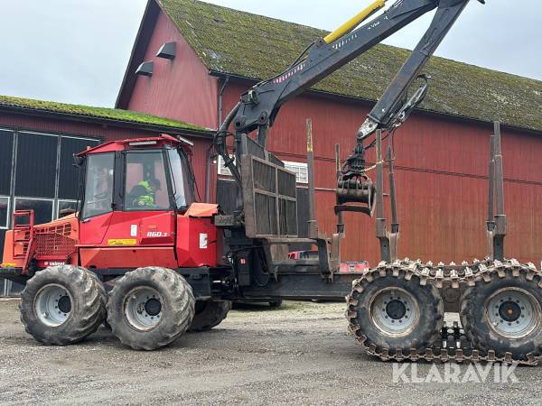 Skotare Valmet 860.3 med rotor och grip