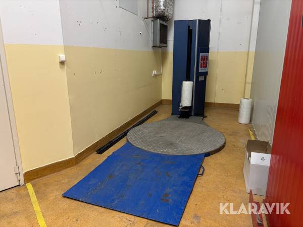 Inplastare Evensen & Skjellerud Pall-Pack 1800 med snurrbar platta