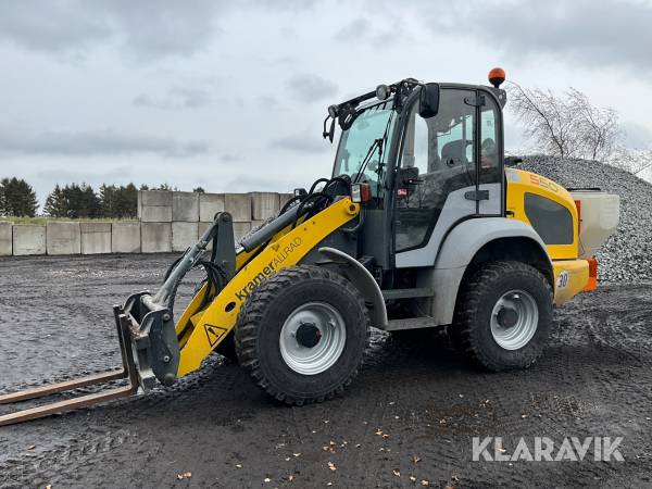 Hjullastare Kramer Allrad 550 med vinterutrustning