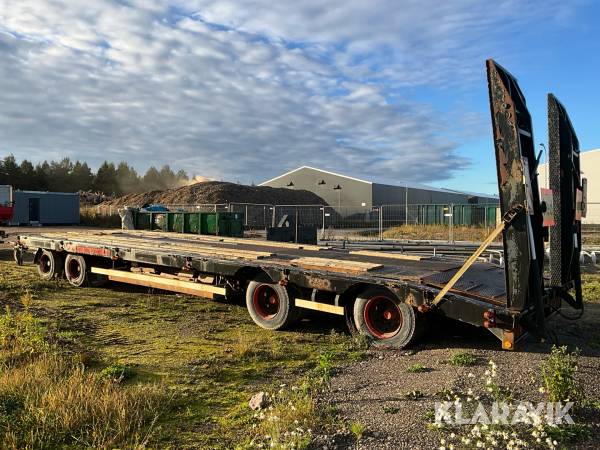 Maskinsläp Vangs SLL 2-2HS hydrauliska ramper