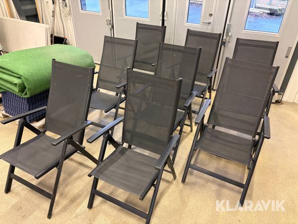 Stolar för utomhusbruk  8 st