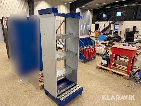 Olje/vätskeskåp med uppsamling