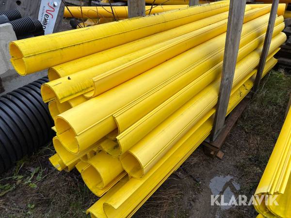 Kabelskyddsrör halvor knäpprör 160 kabelrör