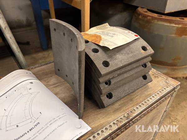 Trumbromsbelägg Saf 1 Axel