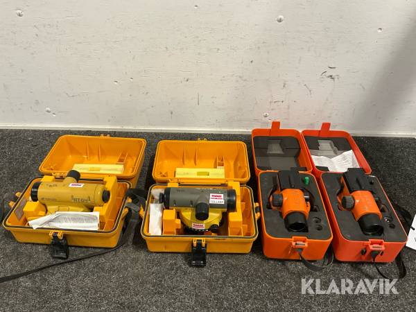 Avvägningsinstrument 4st Topcon, EO Fennel AT-G4, NO. 10