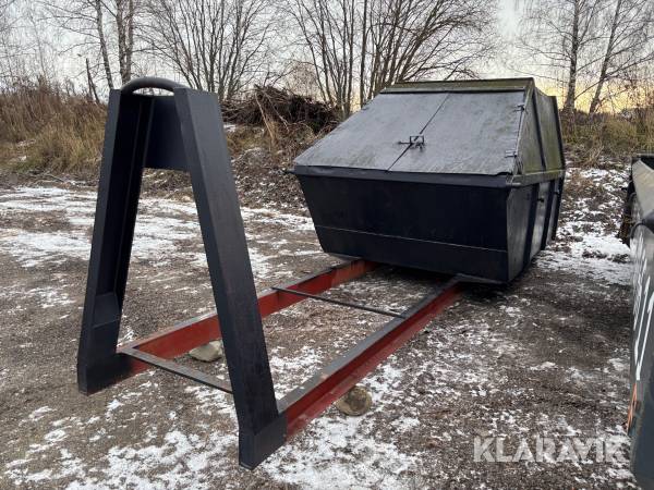 Lastväxlarflak med container