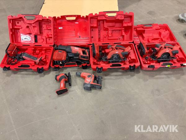 Parti med Verktyg 6 st Hilti
