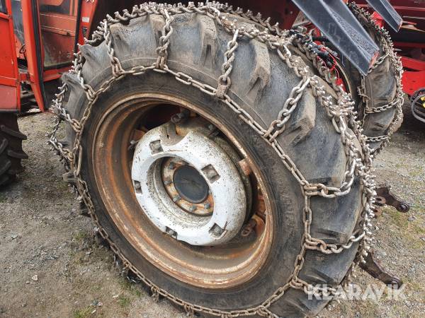 Snökedjor till traktor 11 mm Piggkedjor 16.9-38