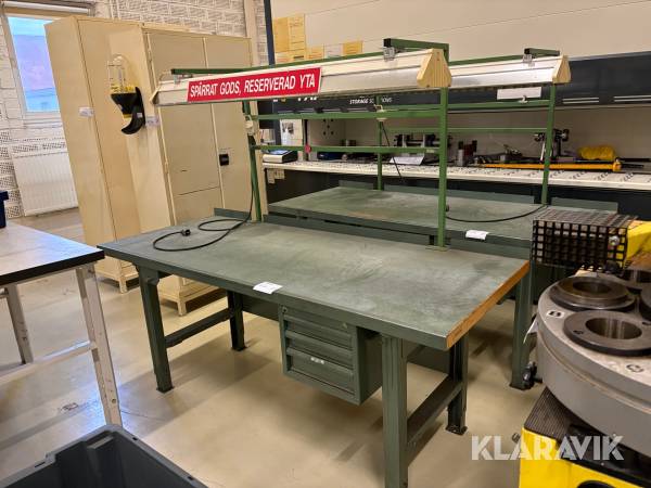 Arbetsbänk Werba höj&sänkbart