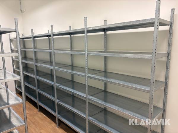 Lagerhyllor 14st sektioner