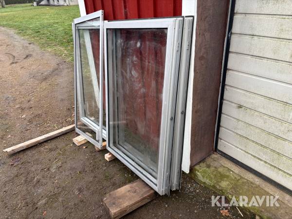 Aluminiumfönster - Totalt 4st